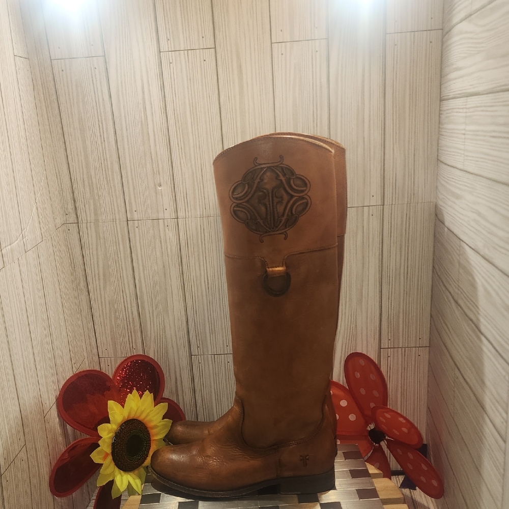 Frye Tan Leather‎ Label Detail - Picture 5 of 8